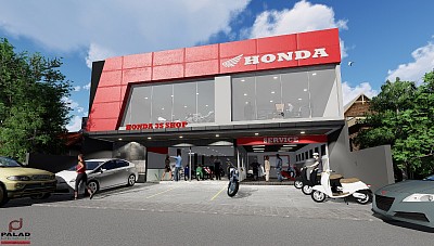 Honsa shop motorcycle