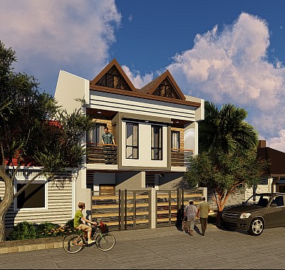 2 storey with attic manila