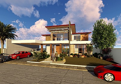 2 storey residence architecture