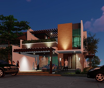 Architecture modern building architect